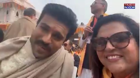 "I hope all of you are finally witnessing what should have happened 500 years ago." - Ram Charan 🚩 #RamMandirPranPrathistha #RamCharan