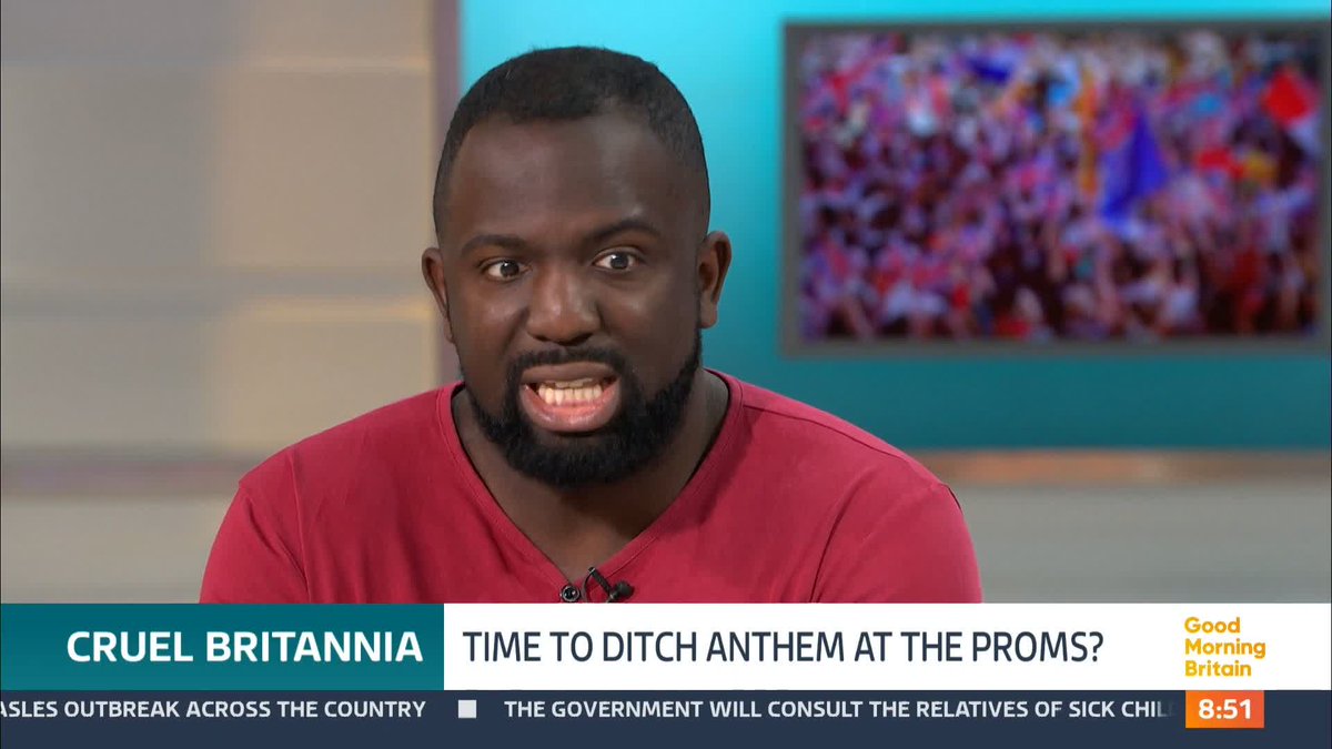 Prince Harry's wedding cellist Sheku Kanneh-Mason says that 'Rule, Britannia!' can make people feel uncomfortable and should not be sung at the Last Night of the Proms. So is it time to ditch 'Rule, Britannia!' at events? Femi Don't Divide Us