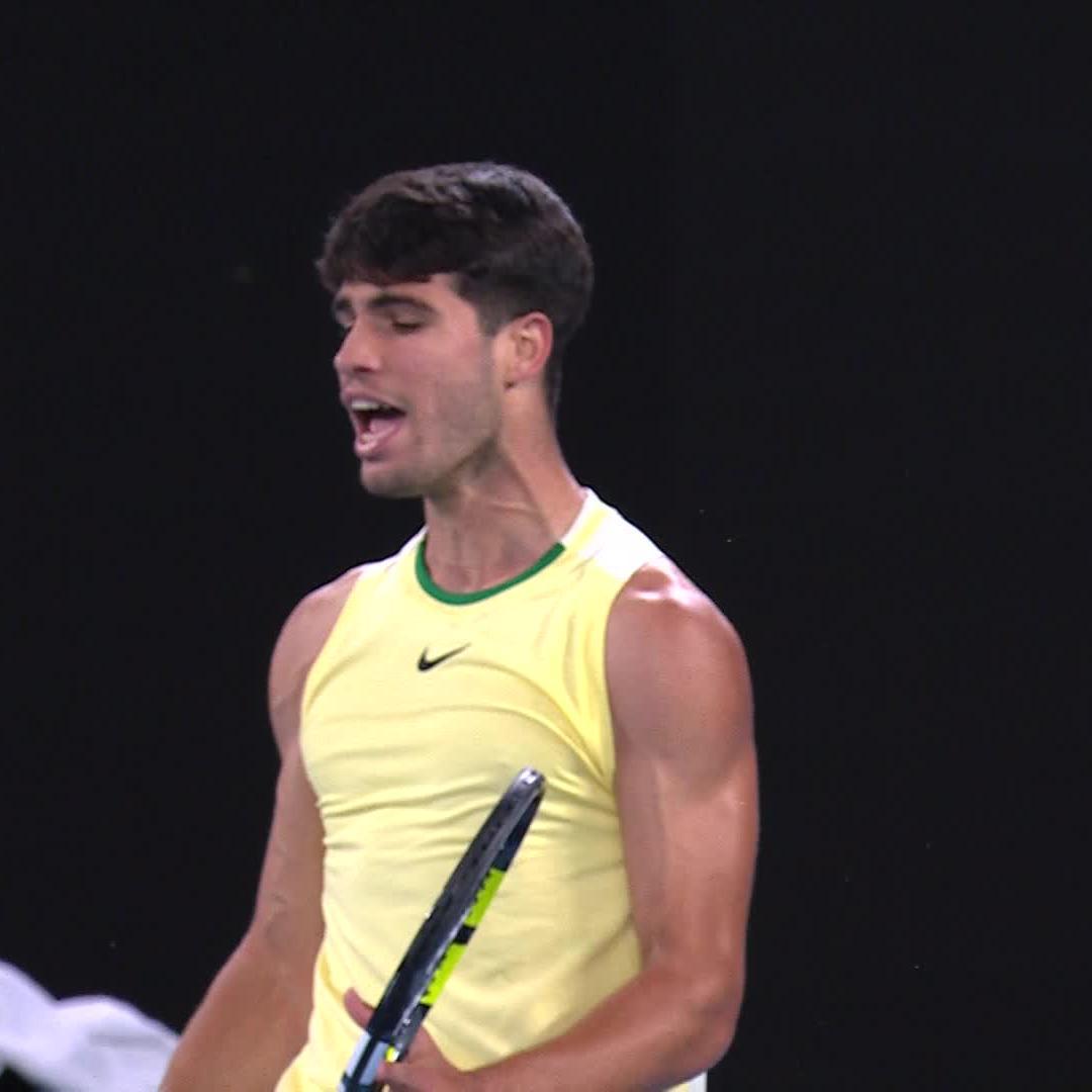 JAWDROPPING forehand from Carlos Alcaraz 🔥💥