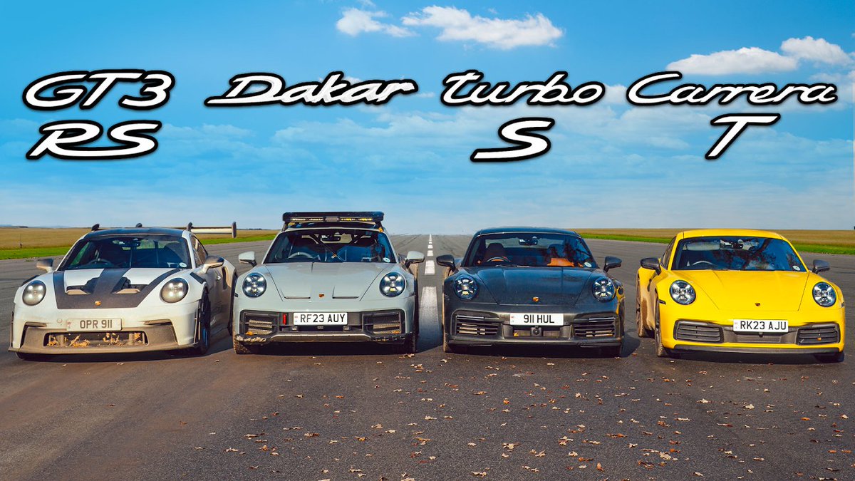 Turbo S ๐ Dakar ๐ Carrera T ๐ GT3 RS Which are you choosing?