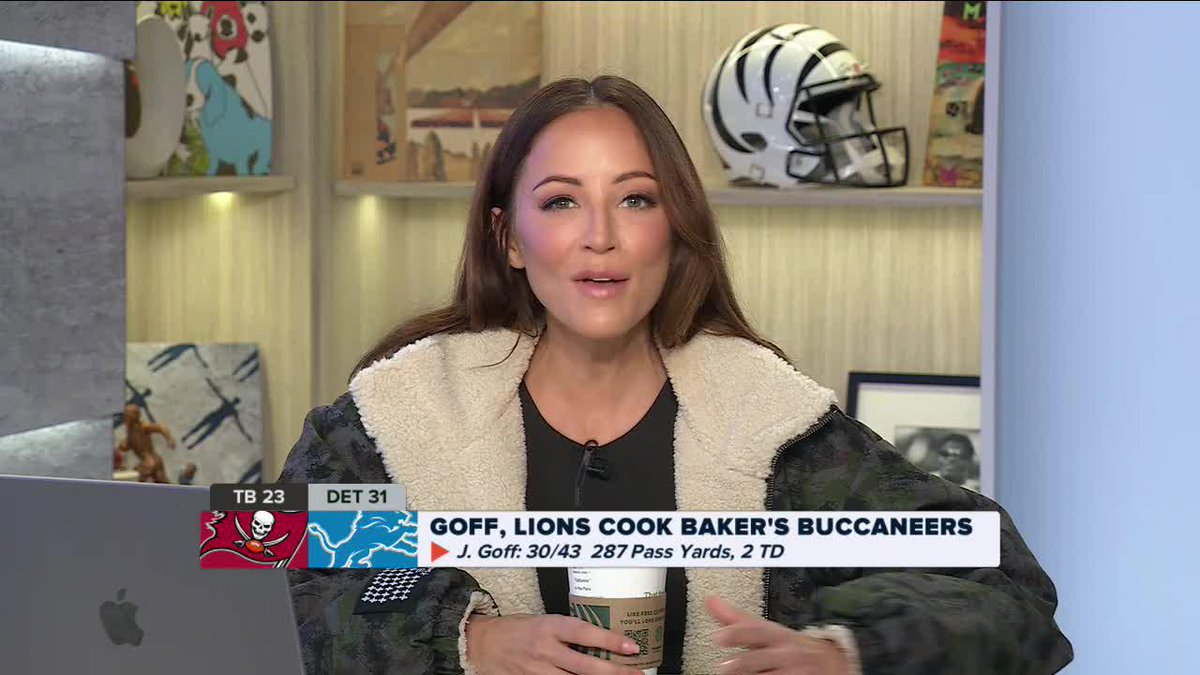 Jared Goff has been playing DIFFERENT in the 4th quarter 😯 #AllGrit Kay Adams @lions Jared Goff