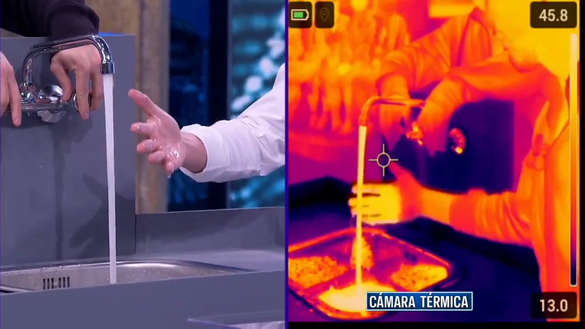 🔥 Jorge Marrón Martín nos demuestra con una cámara térmica, el mecanismo de autorregulación térmica corporal #BernardeauEH