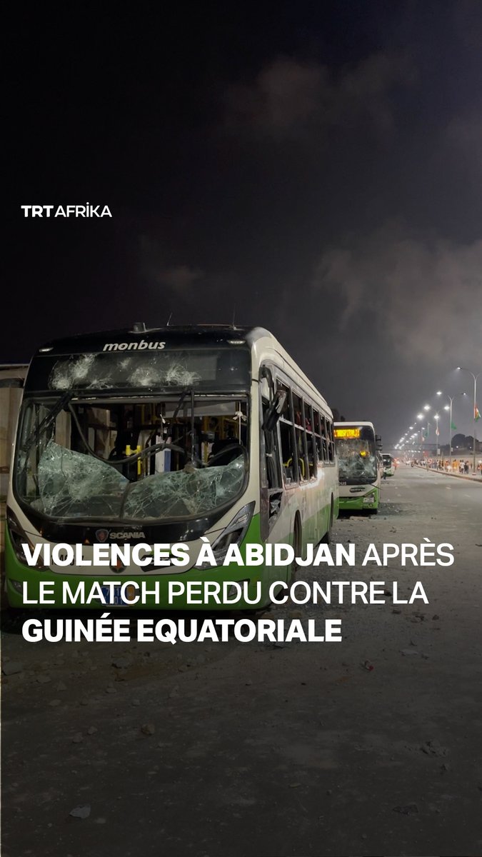 Des scรจnes de vandalisme dans les rues de la capitale ivoirienne, aprรจs la gifle (4-0)infligรฉe par la Guinรฉe รquatoriale aux รlรฉphants qui gardent, toutefois, de minces chances de qualification, aprรจs le nul du Ghana face au Mozambique (2-2)