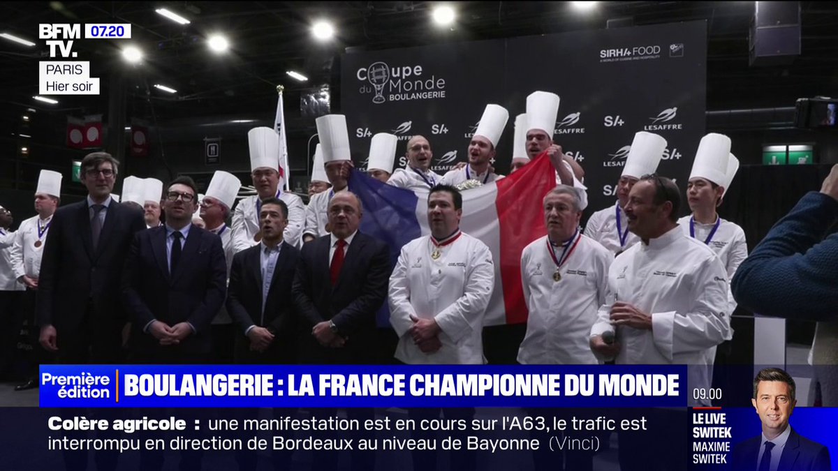 🥖🥇 La France redevient championne du monde de boulangerie, 16 ans après