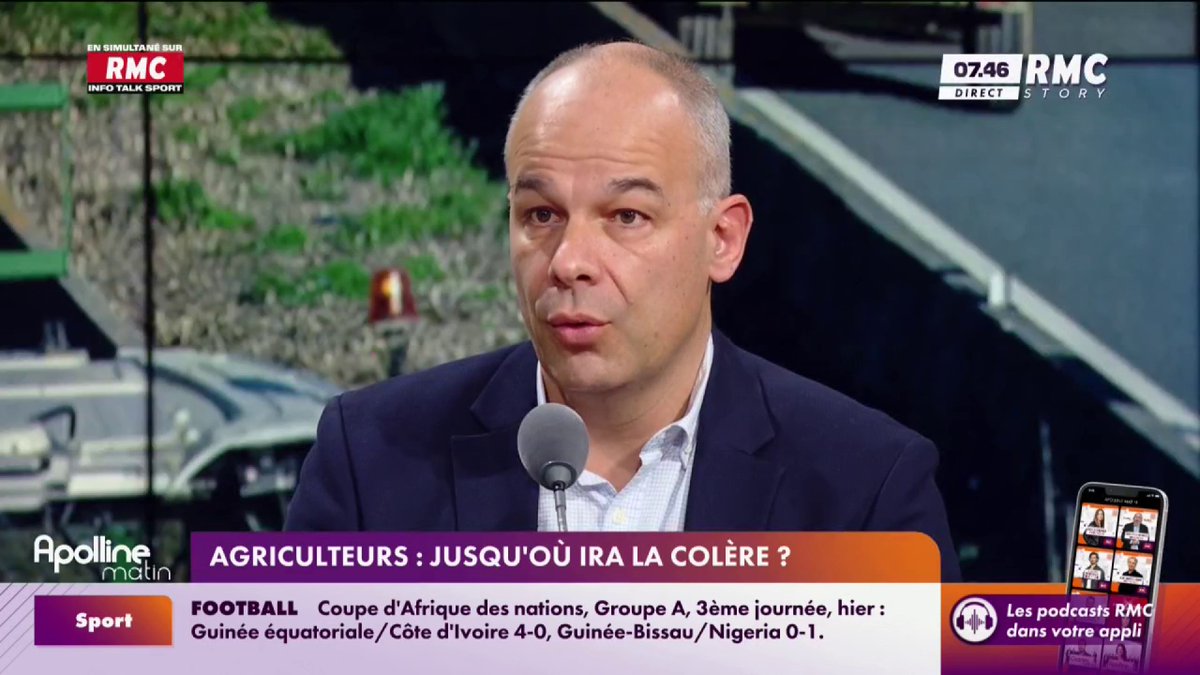🔴 EXCLU RMC 🎙️ "Gabriel Attal a compris la situation de l'agriculture française", estime Arnaud Rousseau, président de la FNSEA. #ApollineMatin