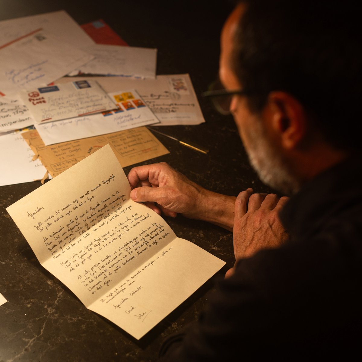 Van: John van ‘t Schip Aan: Alle Ajacieden ‘Al jullie positieve berichten en steunbetuigingen voelen we diep in ons hart’ 💌