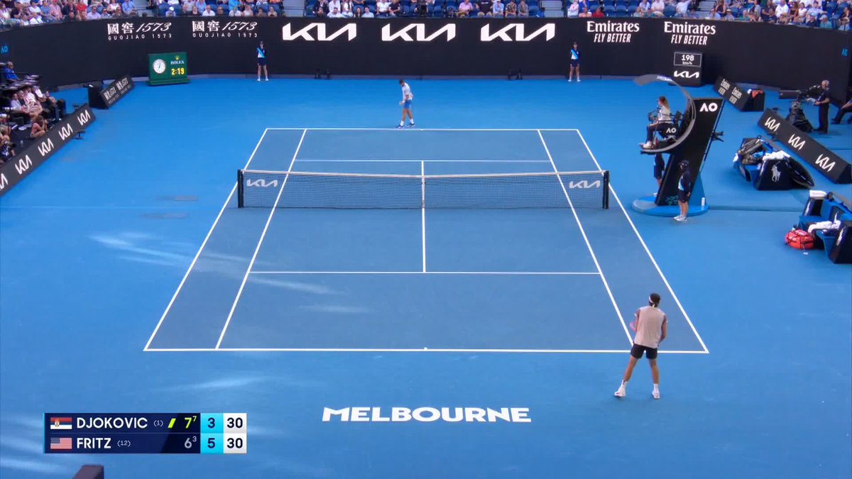 No tiene sentido lo que hizo. No se puede ser tan bueno. Novak Djokovic 🐐