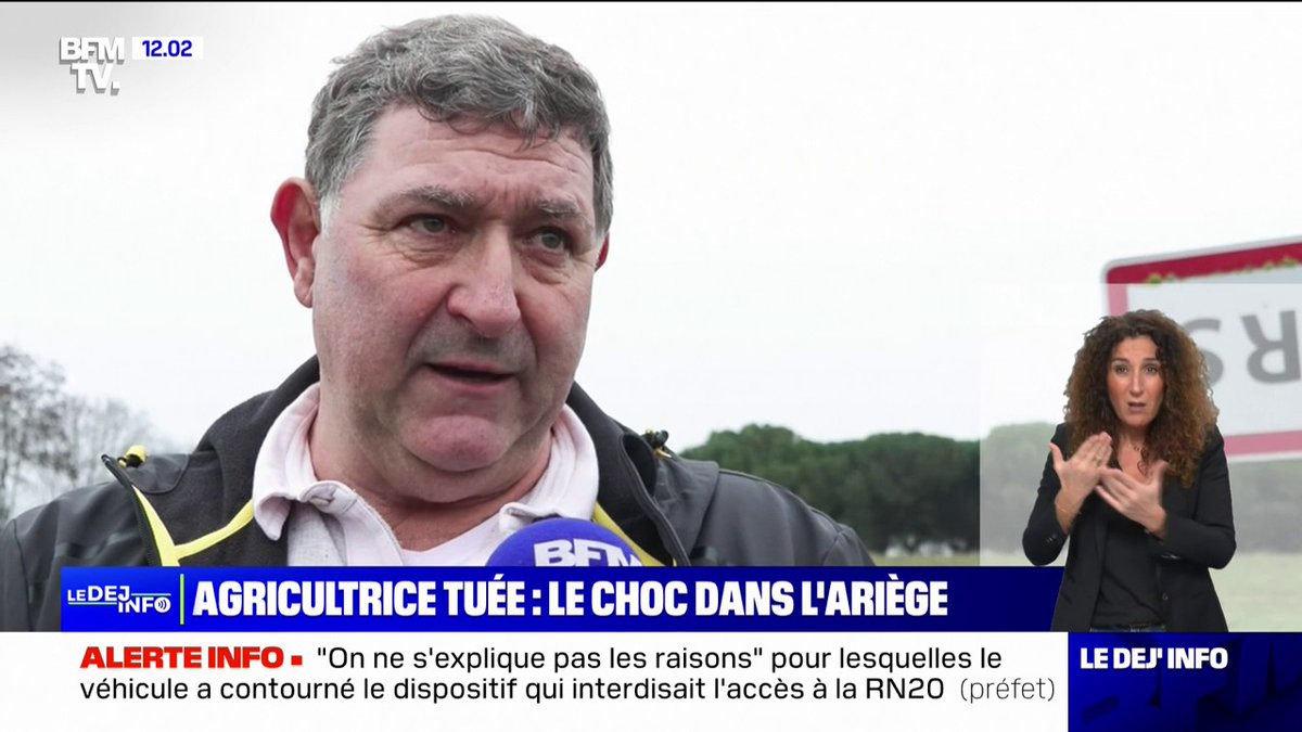 🗨 "Sa fille ne comprend pas pourquoi maman ne l'a pas emmené à l'école ce matin" Ému aux larmes, un agriculteur ariégeois témoigne après l'accident mortel survenu à Pamiers