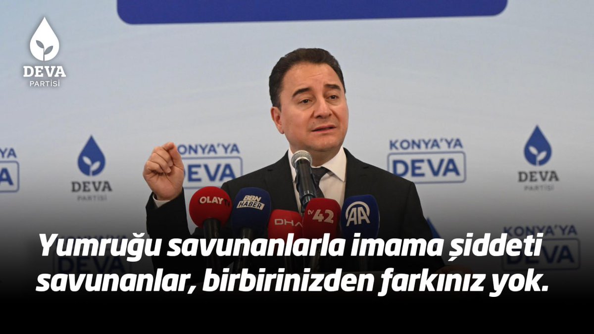 Biz iktidara da bir kısım muhalefete de sesleniyoruz: Boşuna ayrı ayrı seçime girmeyin. Boşuna birbirinizle rekabet etmeyin. Yumruğu savunanlarla imama şiddeti savunanlar, birbirinizden farkınız yok. Siz aynısınız.