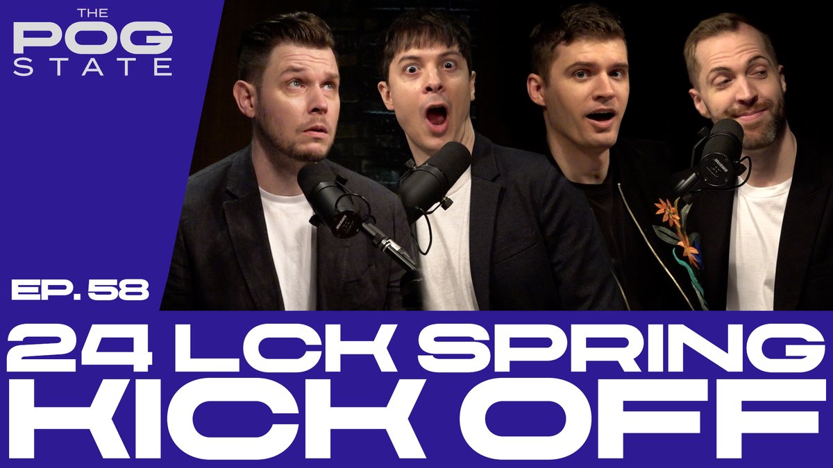 Welcome back POGGERS! 👊 NEW YEAR NEW SEASON NEW PREDICTIONS - come ring in the new year with the The POG State Podcast and listen to what has happened and what is to come in 2024 #LCK Spring! 🔗