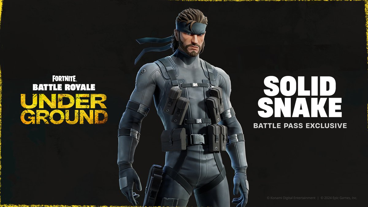 This is Snake. Can you hear me? Become the master of stealth with the EMP Stealth Camo or try the Cardboard Box item… they’ll never see you coming Also: the master of stealth is unlocked! Earn Solid Snake through the Battle Pass!