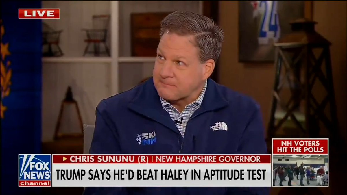 BREAKING: Republican Governor Chris Sununu says Donald Trump can barely keep a cogent thought. We all recognize Donald Trump is experiencing cognitive decline. Retweet to ensure the whole country sees too.