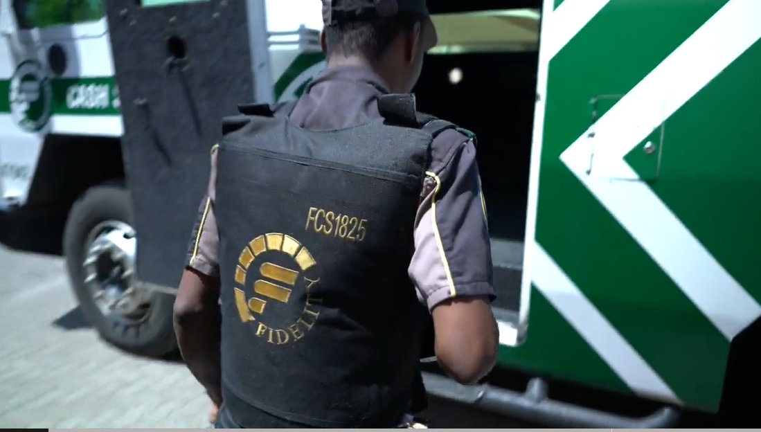 ''I'm going out, I might not come back'' Crime is at a 20-year high in South Africa, and one very dangerous job in the country is that of security guard of vans carrying money, etc.