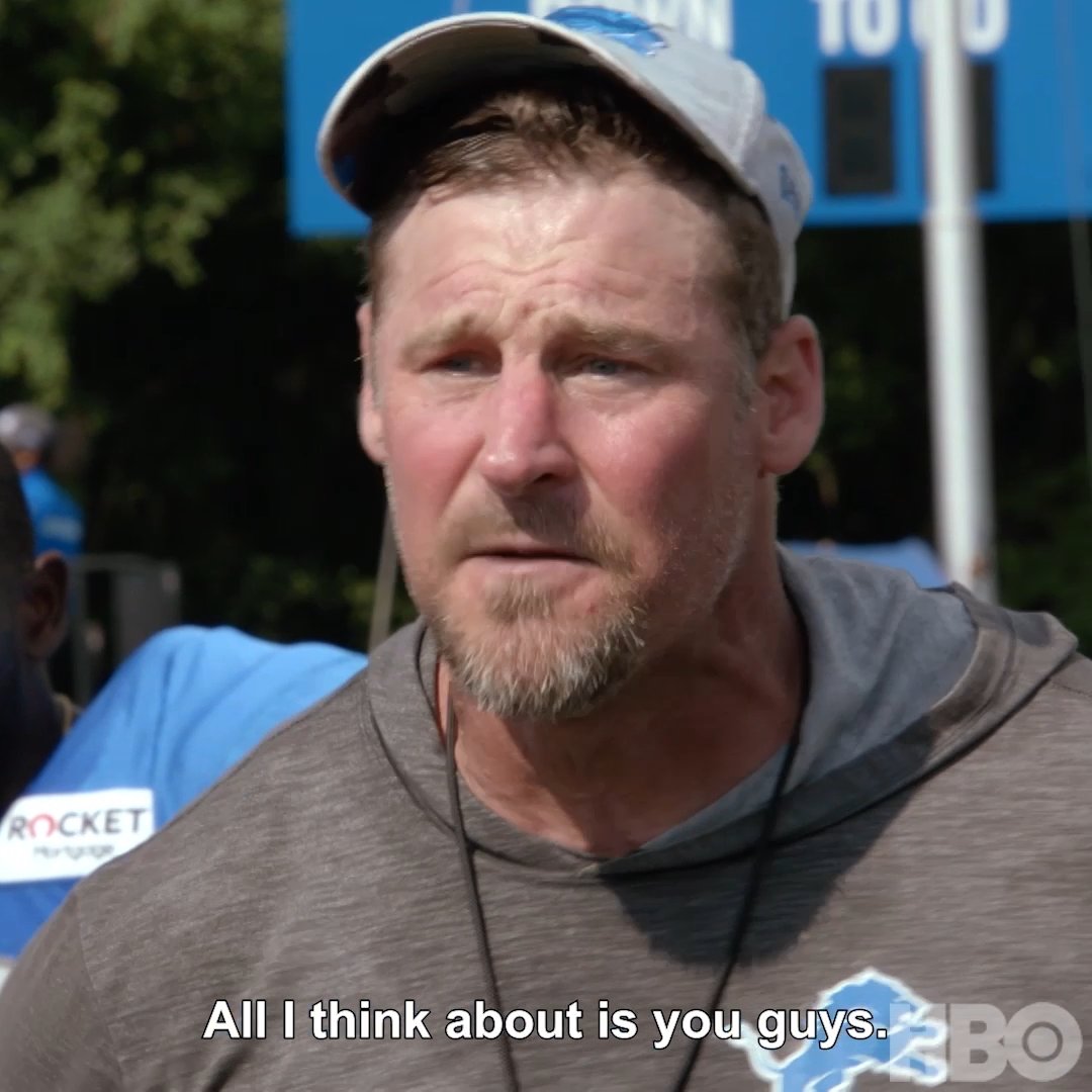 Dan Campbell made this speech on #HardKnocks in 2022. You can see exactly how he prepared the Detroit Lions for greatness. (via NFL Films)