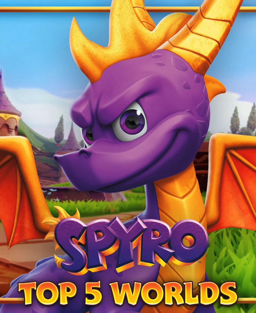The Top 5 Worlds from Spyro Reignited Trilogy. Which one is your favorite!?