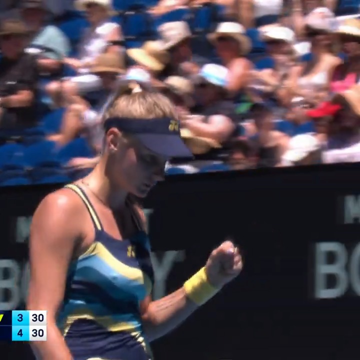 📁 Winners └📁 Backhand winners └📁Backhand winners off a smash Masterful from Dayana Yastremska 👏 #AusOpen • Wide World of Sports • ESPN • @eurosport • WOWOWテニス #Kia • #MakeYourMove • Kia Worldwide