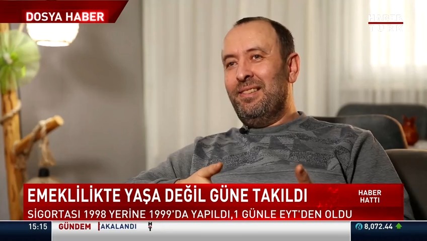 ▪EYT'yi bir günle kaçıran mağdur işçi Ahmet Sadık anlatıyor... ▪"Bir günle emekliliği kaçıran benim. Hayatla ilişkinizi de kesiyorsunuz... Bunu abartmıyorum." Habertürk TV Muhabiri karslioznur ve Kameraman Onur Özel'un #DosyaHaberi.