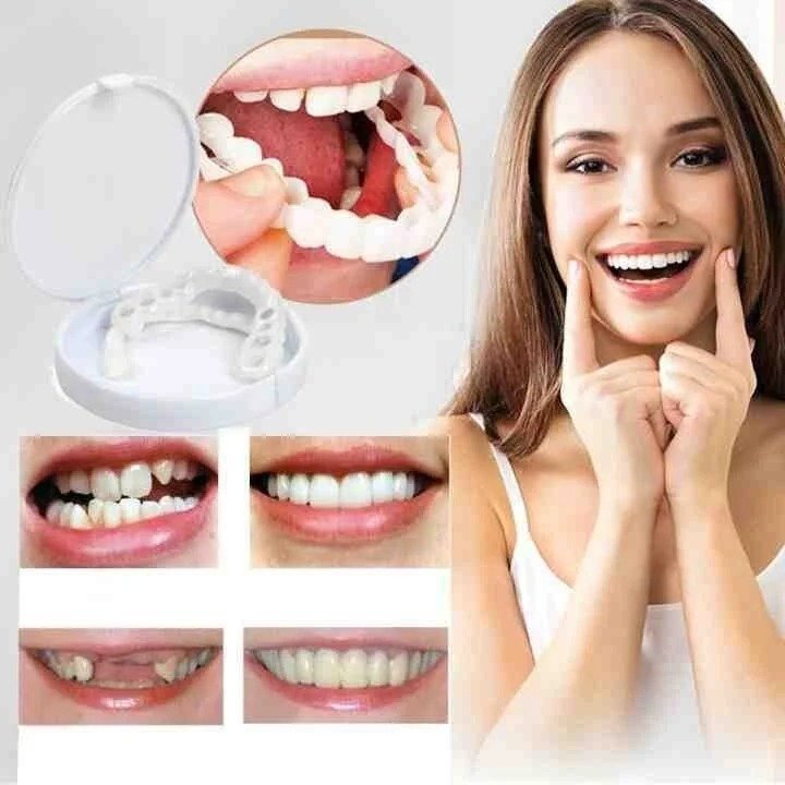 😁 Adjustable attached dentures are perfect for eating and drinking, making your teeth more beautiful, whiter, and more ideal, enhancing your perfect smile. 🔥Shop here!👉