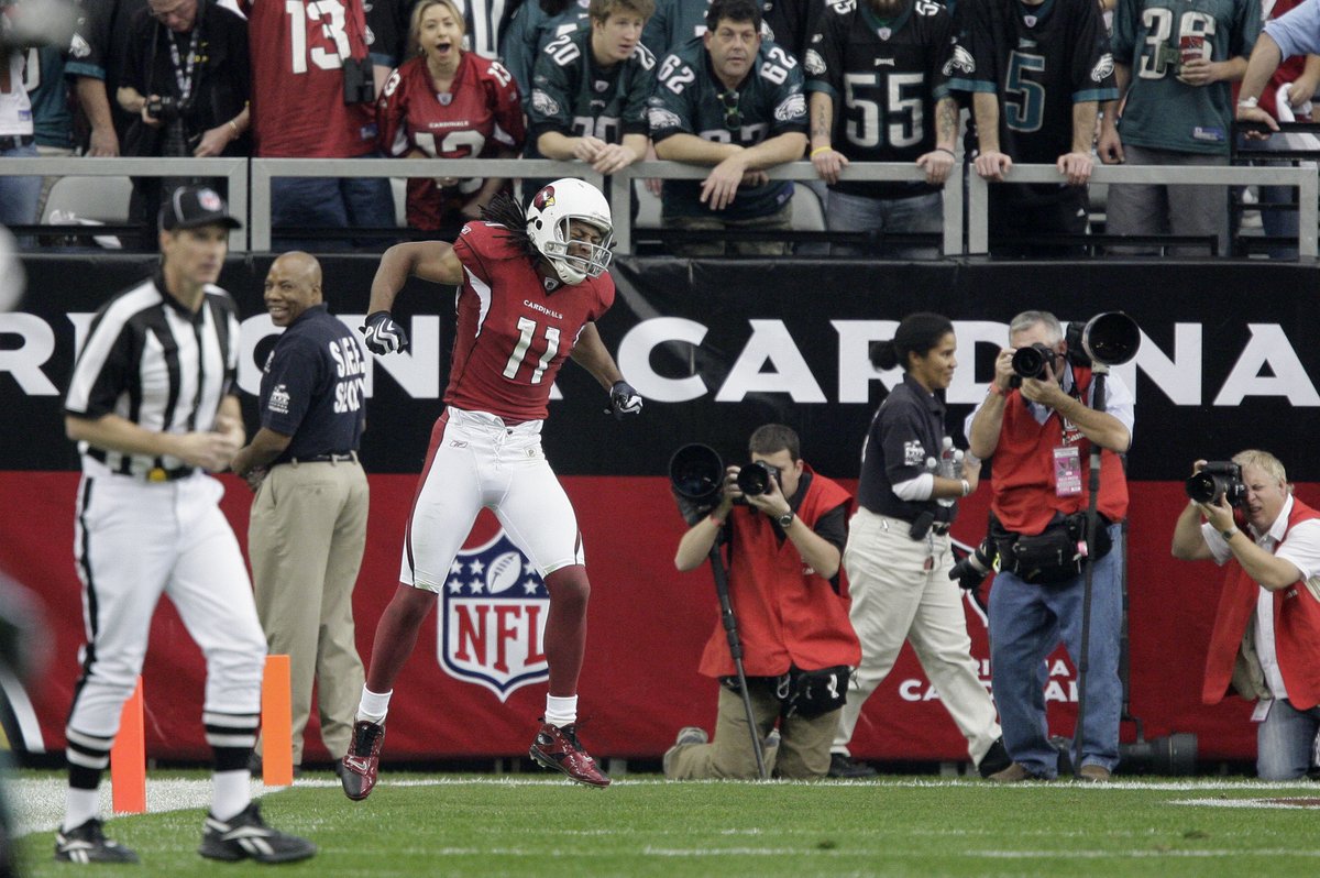 152 yards and 3 touchdowns on 9 catches. Larry Fitzgerald was HIM in the '08 NFC Championship 😤