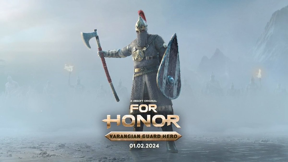 Join us for an epic stream as we unveil the formidable Varangian Guard hero in the Warrior's Den tomorrow 🕙 #ForHonor #Gaming