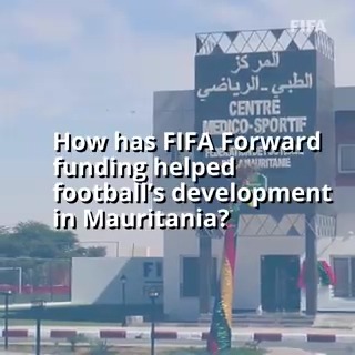 Mauritania 🇲🇷 have qualified for the #AFCON2023 knockout stage for the first time ever. With FIFA Forward funding, FFRIM were able to make huge infrastructure upgrades — from renovating the HQ to installing three new synthetic pitches, a medical centre and youth academy.