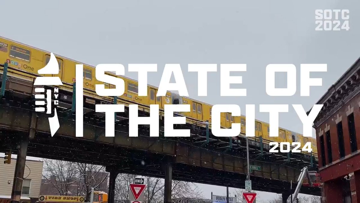 In just two years, we've driven down crime, created a record-number of jobs, and made our streets greener, cleaner, and safer for working-class people. The state of our city is strong because of the New Yorkers who have worked tirelessly to pull it back from the brink. #SOTC2024