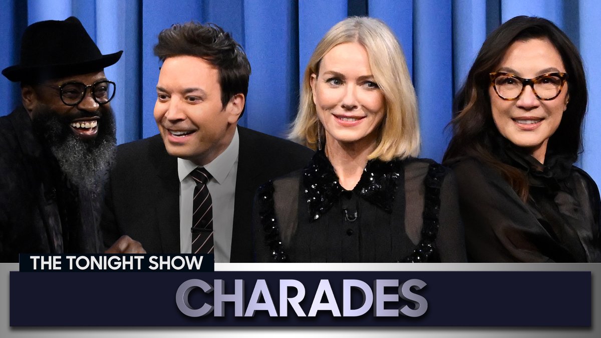 Naomi Watts and Jimmy face-off with Michelle Yeoh and Black Thought in a game of Charades! #FallonTonight