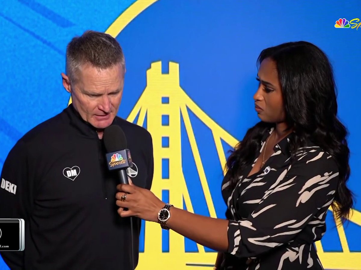 Warriors coaches took a pregame shot of Rakija tonight in honor of Dejan Milojevic.