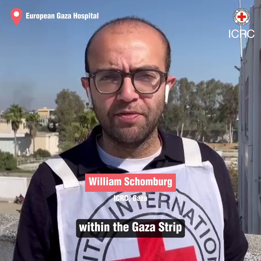 "Every hospital in the Gaza Strip is over-crowded and short on medical supplies, fuel, food & water. Many are housing thousands of displaced families. And now 2 more facilities risk being lost due to the fighting". News release 👉