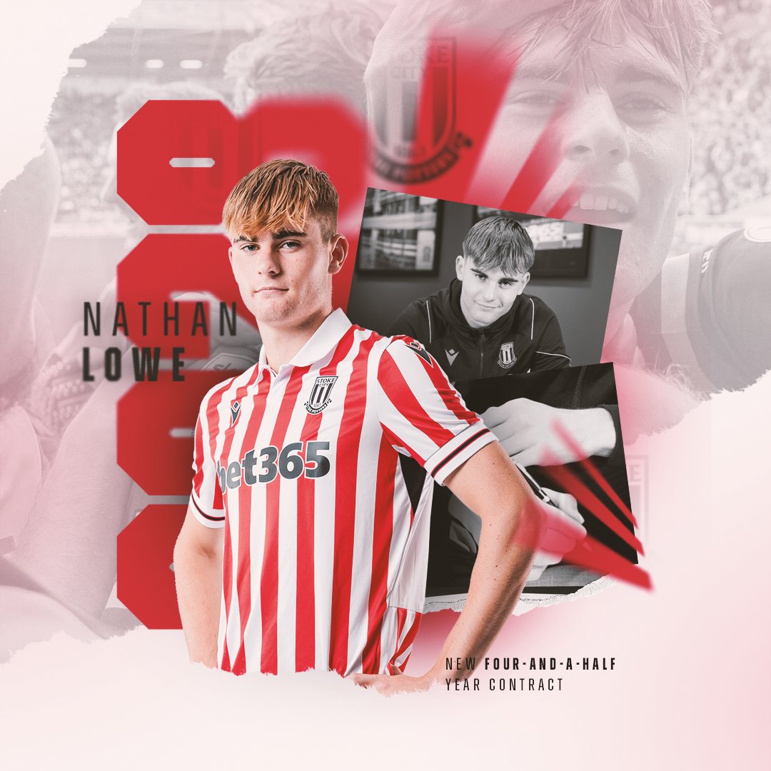 Lowe and behold. City’s England youth international striker has penned a new four-and-a-half year contract with the Potters.