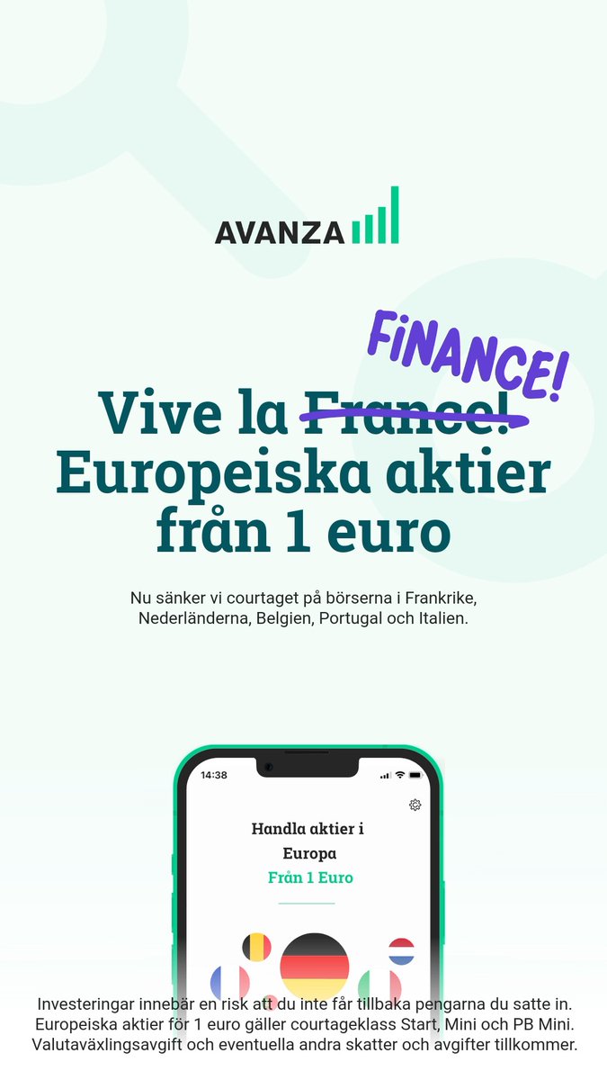 Det här kallar vi euro-fori! 🇪🇺💶 Se de mest populära aktierna här: