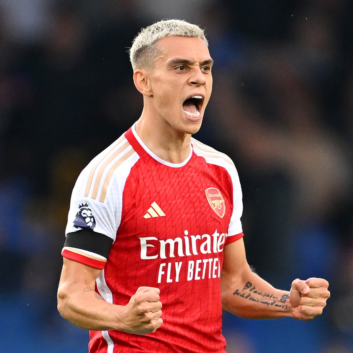 One year of Leandro Trossard ❤️ Enjoy all of Leo's goals and assists in an Arsenal shirt 👇