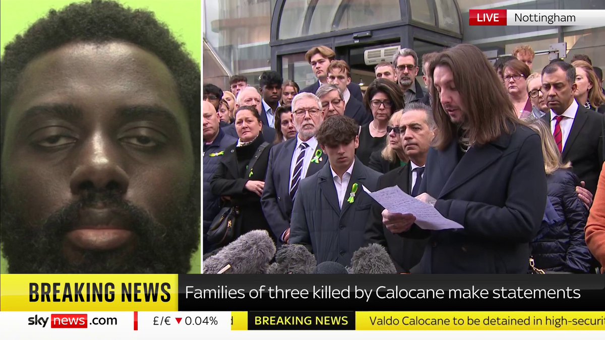 "He has got away with murder". Victim Ian Coates' son, James, says Nottingham killer Valdo Calocane "made a mockery of the system". 📺 Sky 501, Virgin 602, Freeview 233 and YouTube