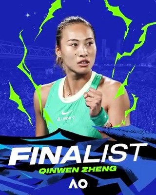 A GRAND SLAM FINALIST FOR THE FIRST TIME! 👏 #AusOpen • #AO2024