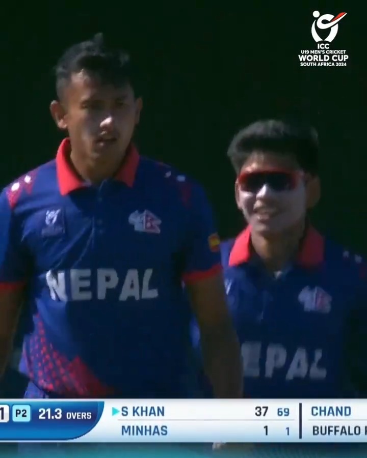 A few memorable performances for Nepal but Pakistan came out on top in East London winning by five wickets. Catch the Match Highlights with Nepali commentary ๐ฅ #U19WorldCup