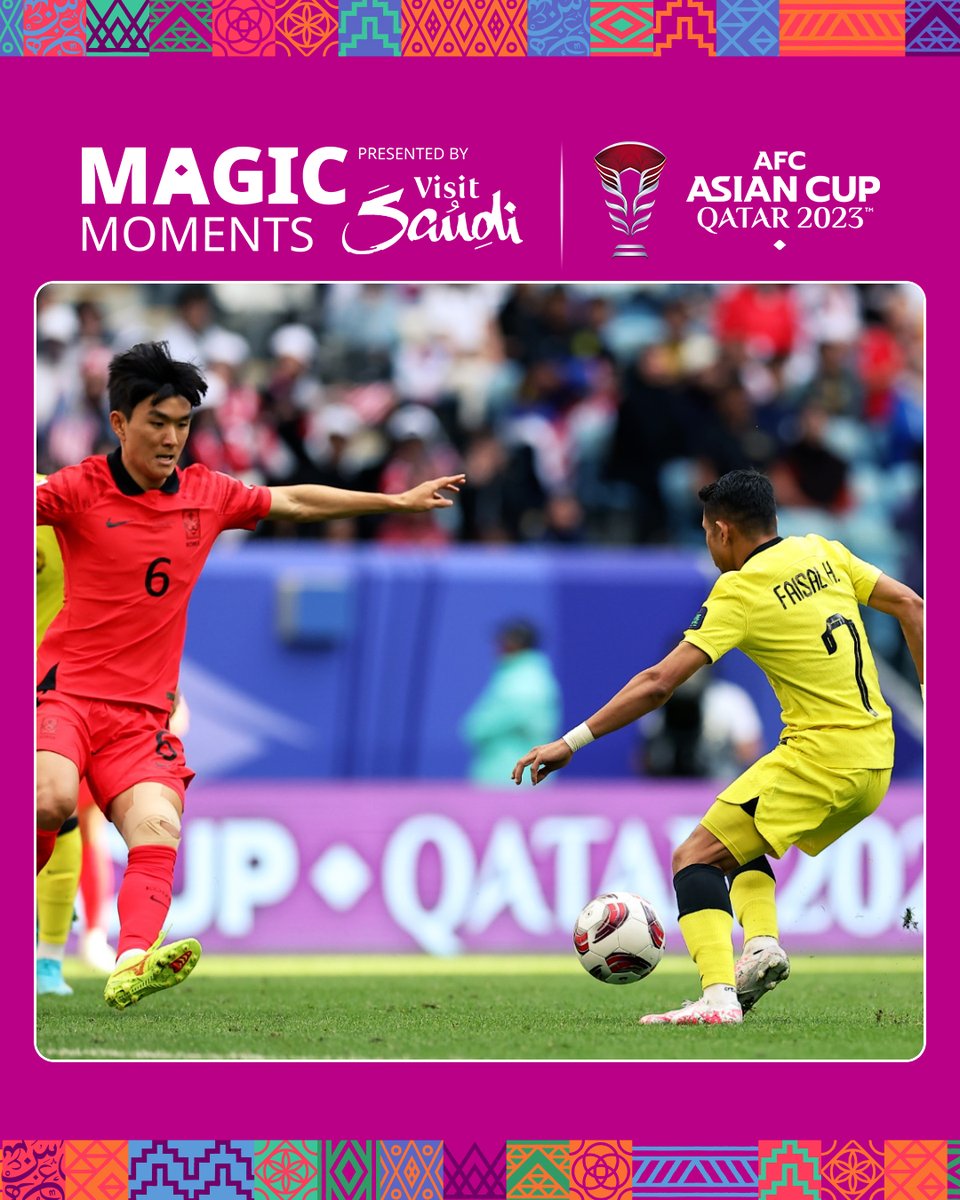 When magic happens💫🇲🇾 Visit Saudi #AsianCup2023 | #MagicMoments | #KORvMAS