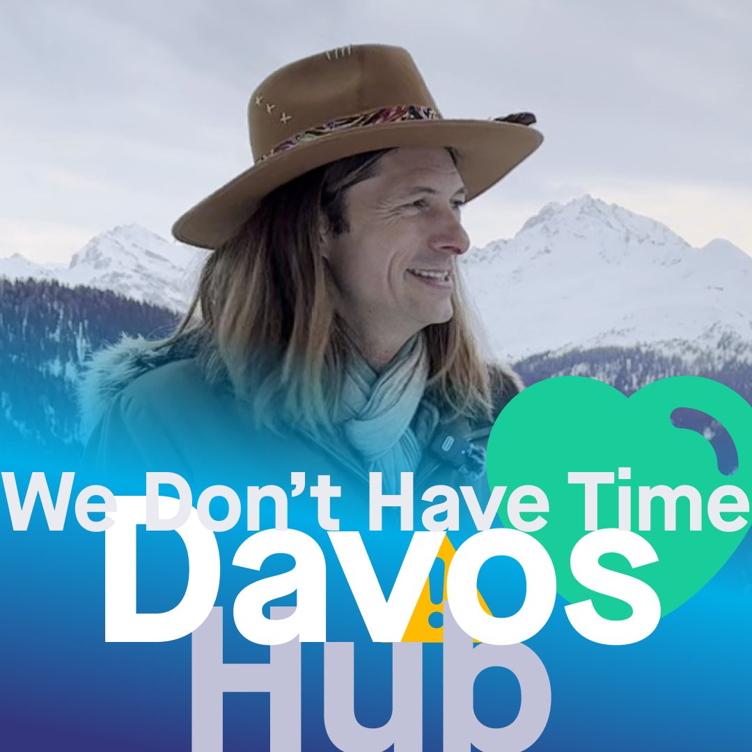 "We can reverse engineer a thriving future." ⏳🌍 Meet planetary citizen & member of the spaceship Earth crew Lucian Tarnowski (Lucian Tarnowski) and learn about the inspiring work of United Planet in this interview from #Davos. 🎙️ Watch more on We Don't Have Time: