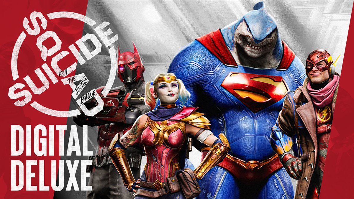 It’s not too late to go Deluxe 😎 Pre-order #SuicideSquadGame now!
