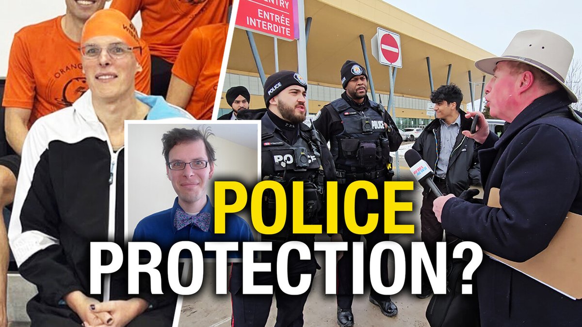 Swim Ontario continues to PROTECT 50-year-old man identifying as 13-year-old girl — now the Toronto Police Service is also protecting this creep! Instead of taking a stance against this perversity in the pool and upholding World Aquatics guidelines, Swim Ontario is going out of its way to accommodate Cepeda. It may be a new year but the same old transanity prevails… The latest installment: last weekend, the Toronto Pan Am Sports Centre hosted a swim meet. And Nicholas J. Cepeda, a.k.a., “Melody Wiseheart”, showed up yet again to compete against teenage girls. Nicholas/Melody “identifies” as a 13-year-old girl, and thanks to the unholy trinity of diversity, equity and inclusion, this mindset allows Cepeda to swim, change and shower with real teenage girls. It's gross beyond words... But instead of taking a stance against this perversity in the pool and upholding World Aquatics guidelines, Swim Ontario is going out of its way to accommodate Cepeda. Incredibly, this woke sports regulator snuck Cepeda in to and out of the Pan Am Centre to “protect” him – not from violence, but from being asked insensitive questions. And get this: at last weekend’s Toronto tournament, Swim Ontario plastered signs all over the venue banning the media (as in all media – again, to protect Cepeda!) And it gets worse, much worse: the Pan Am Centre ramped up security and had several Toronto Police Service officers on site. That’s right: in a city plagued with crime ranging from robbery and rape to first degree murder, apparently a priority for the police is to mollycoddle a man identifying as a girl who might very well be mentally ill. In fact, as Rebel News was reporting on the event from a public sidewalk, within moments several security guards and police officers approached us. The cops had a two-fold duty: first, to hand-deliver a letter to Rebel News from the Pan Am Centre noting that we had been officially trespassed. Why? For how long? No explanations were given. And by the way, how is it that the police were serving as a courier service for the Pan Am Centre? (Oh, never mind. We momentarily forgot that these days, Toronto’s Finest are now reimaging themselves as Uber Eats drivers when they deliver coffee and Timbits to pro-Hamas demonstrators advocating for genocide. But we digress…) And then these officers with the Toronto Police Service truly disgraced themselves: they threatened to charge Rebel News employees with trespassing – even though we were standing on a public sidewalk! Yes, the cops lied, stating that the sidewalk was private property. We stood our ground, called their bluff, and were eventually allowed to remain on what was indeed a public sidewalk. We then asked the police to uphold their oath and arrest Cepeda for public indecency under sections 173.1 and 173.2 of the Criminal Code of Canada. But they refused to act on our complaint. It was baffling! By the way, these sections state: Section 173 (1): “Everyone who wilfully does an indecent act in a public place in the presence of one or more persons, or in any place with intent to insult or offend any person, is guilty of an indictable offence and is liable to imprisonment for a term of not more than two years.” Section 173 (2) “An Indecent Exposure charge under Section 173(2) of the Code means that the person charged is accused of exposing their genital organs to a person under the age of 16. Because this offence involves a minor, it is more serious than an Indecent Act charge.” Since the police on site at the Pan Am Centre refused to investigate, we called 9-1-1 (and waited on hold for almost 10 minutes.) A sympathetic dispatcher said a cruiser would be dispatched; alas, we have yet to hear how that investigation panned out. But what an appalling story. Once upon a time, cops used to arrest sexual pervert suspects; now police officers serve as bodyguards for these creeps – and attempt to shutdown the practice of journalism based on a pack of lies regarding property lines. “To serve and protect” indeed…