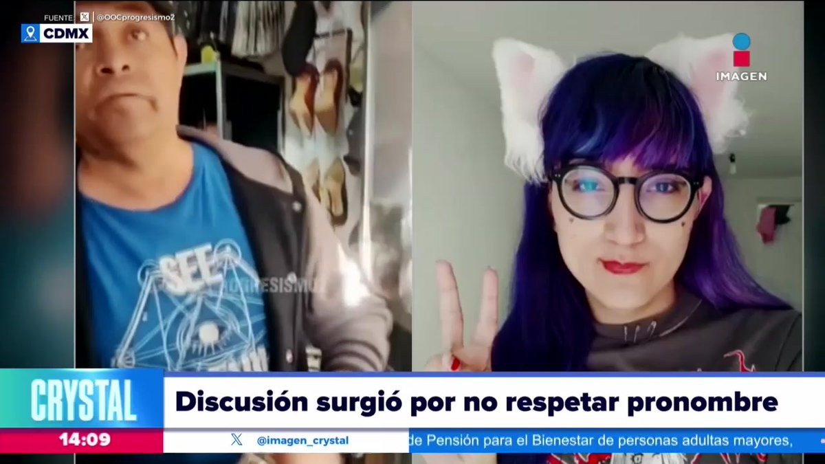 La influencer trans Meli la Panda denunció a un zapatero quien se rehusó a dirigirse hacia ella como mujer. #YoTeVeo #ImagenNoticias con Crystal Mendivil Imagen Crystal