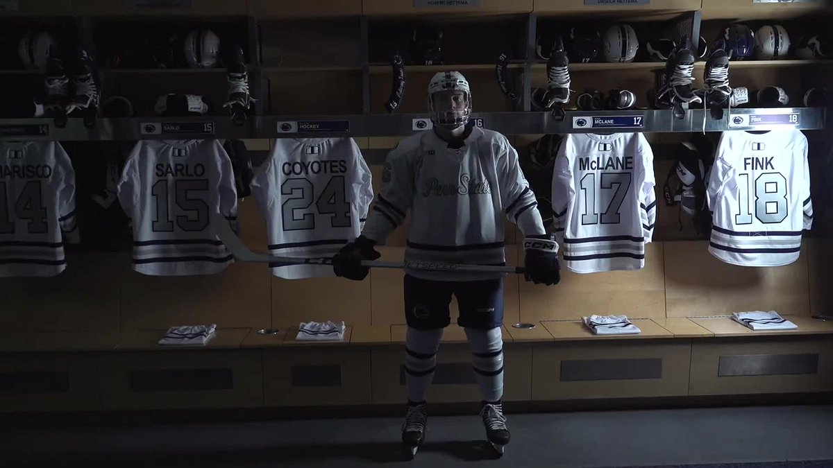 These Penn State Men’s Hockey white out jerseys are CLEEEEAN 🧼 🎥: Penn State Men’s Hockey