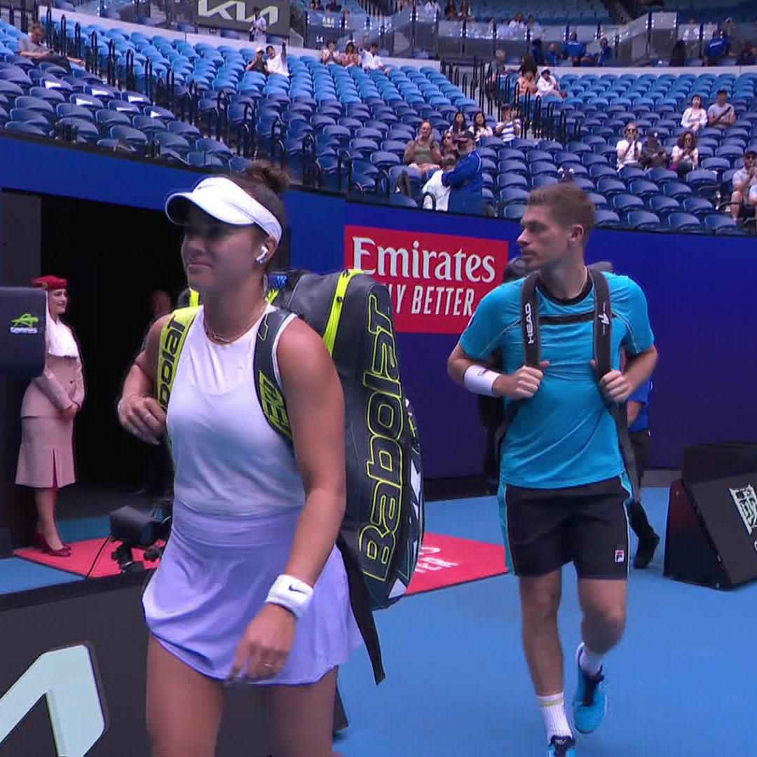 It all comes down to this 🏆 Su-Wei Hsieh &amp; Jan Zielinski face Desirae Krawczyk &amp; Neal Skupski in the mixed doubles final! #AusOpen • #AO2024