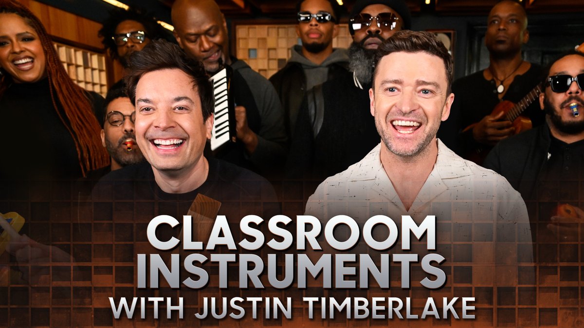 Classroom Instruments: Justin Timberlake, Jimmy & @TheRoots sing a medley of his hits and his new single “Selfish”! #FallonTonight