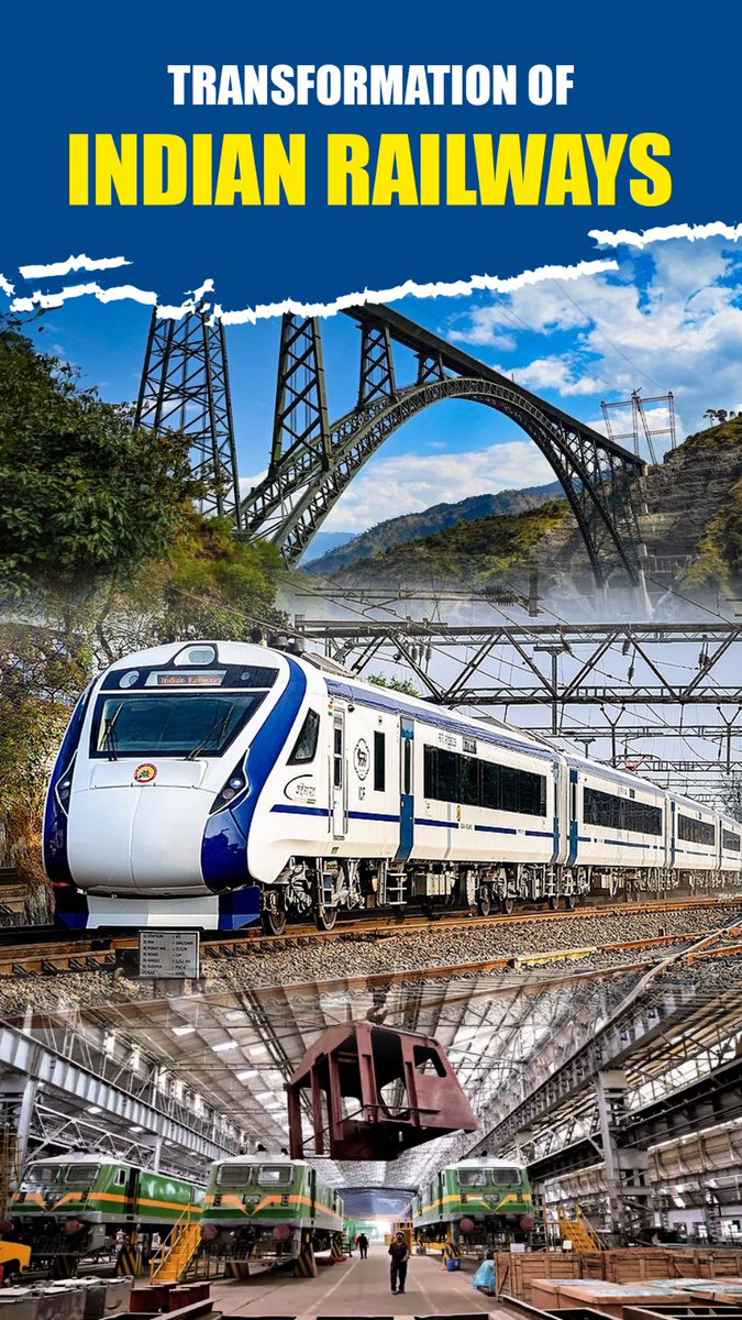 Indian Railways fulfilling the aspirations of New India. 🇮🇳