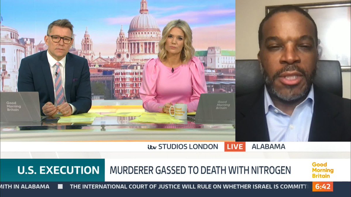 'It took 22 minutes for him to die, which is a very long time.' Convicted murderer Kenneth Smith has become the first person in the U.S. to be executed with nitrogen gas. It's a method that many human rights groups have branded as 'barbaric'.