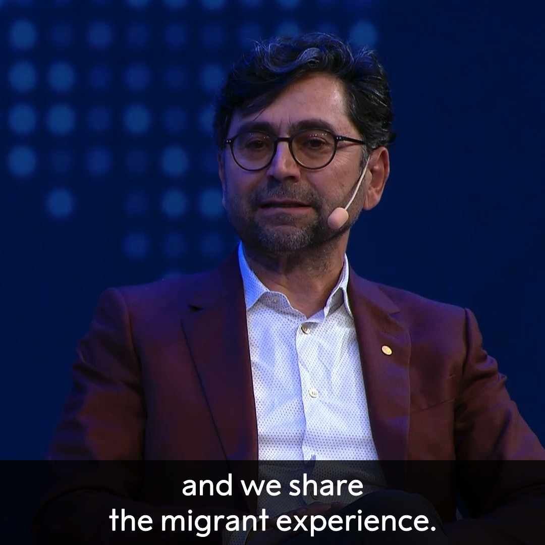 "I found my tribe. The tribe of science." At our Nobel Week Dialogue on migration, medicine laureate Ardem Patapoutian, Ardem Patapoutian, spoke about how the international nature of science makes him feel at home. Watch more at: #NobelPrizeDialogue