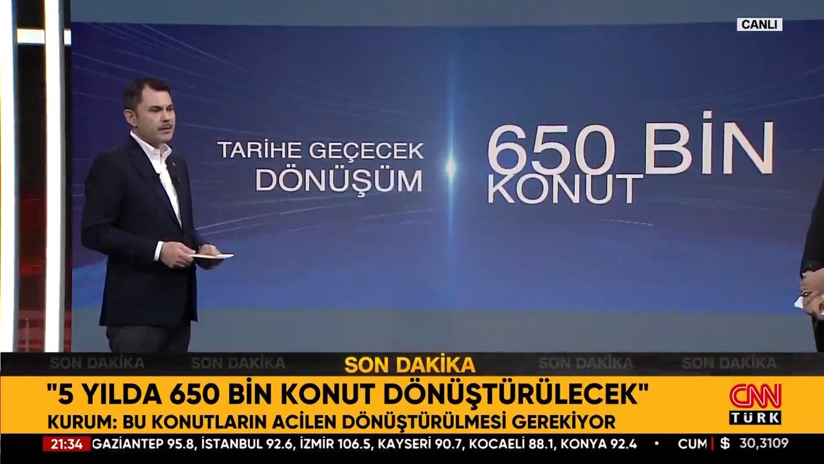 İBB Başkan Adayımız Sayın Murat Kurum: “Deprem farkındalığı ve insan merkezli kent anlayışı ile İstanbul'u dönüştüreceğiz. 5 yılda 650 bin konut üretmek için tüm planlarımız hazır. 1 Nisan'da başlıyoruz.” Murat KURUM