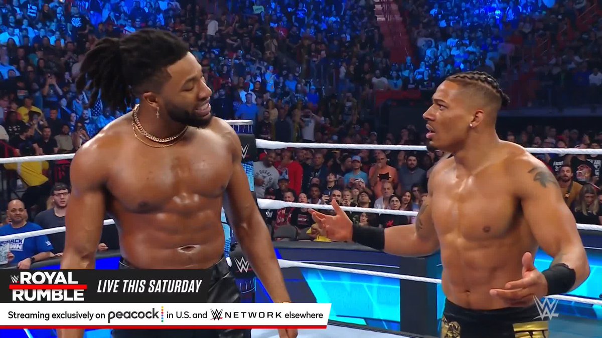 A whole arena was chanting “Whoop that Trick” at the top of their lungs for Trick Williams 😭😭 THIS MAN IS A MEGA STAR IN THR MAKING!! #SmackDown