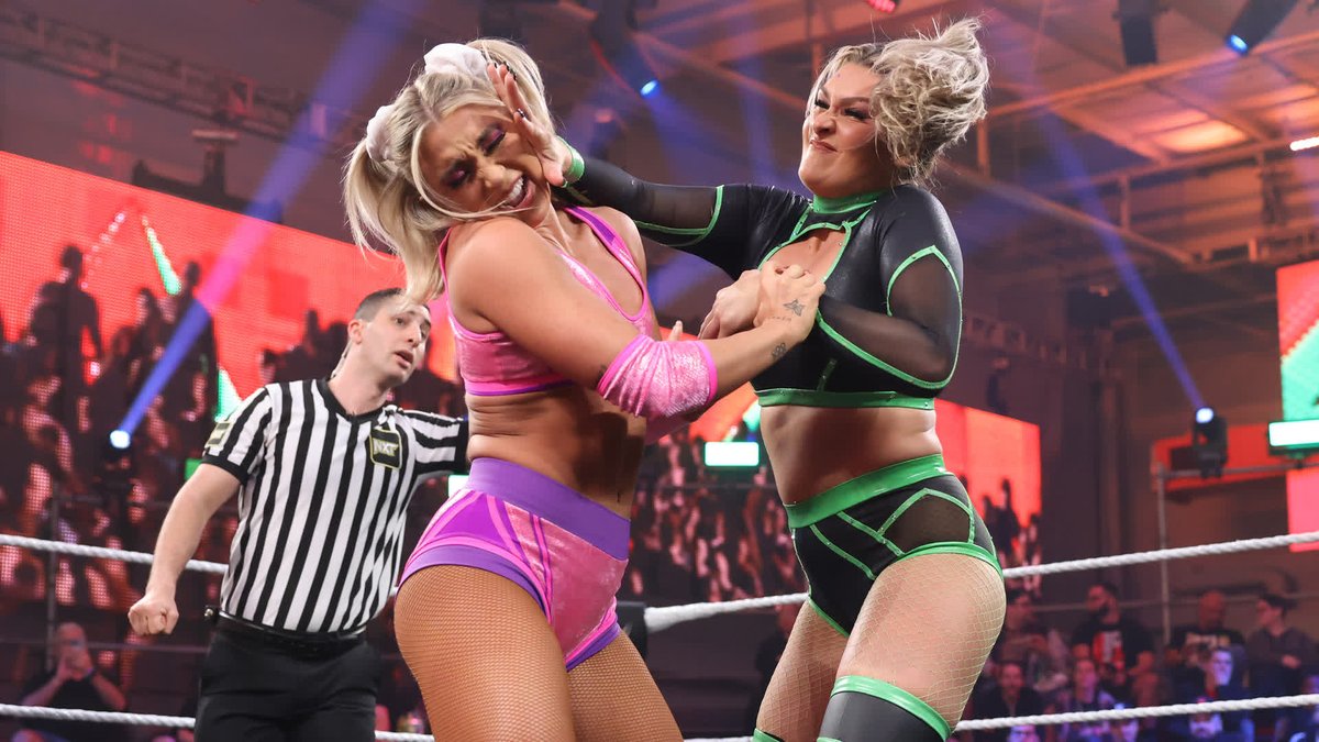 .Kelani Jordan and Brinley Reece join forces for the first time when they take on the cold, calculated duo of Kayla Klingensmith 💋 and IZZI DAME. #NXTLevelUp