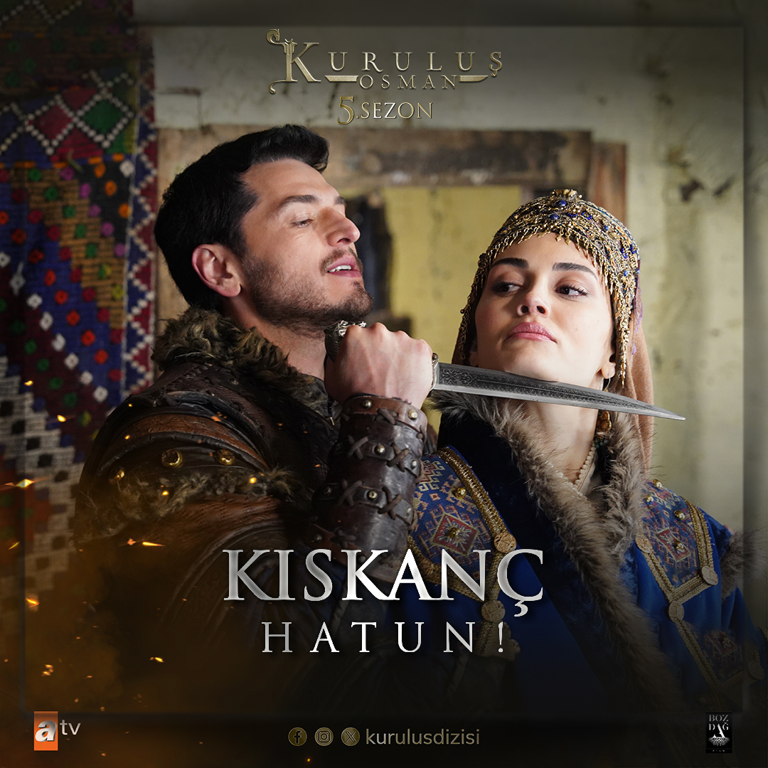 “Ne o, sen beni kıskanır mısın yoksa?” #AlaeddinBey “Are you jealous of me or not?” #KuruluşOsman nefes kesen yeni bölümü ile Çarşamba 20.00’de #atv’de! Bozdağ Film atv